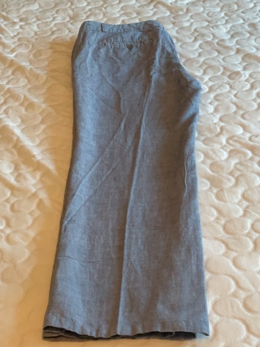 Linen Blend Banana Republic Light Blue pants